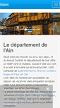 Mobile Screenshot of ain.ialpes.com